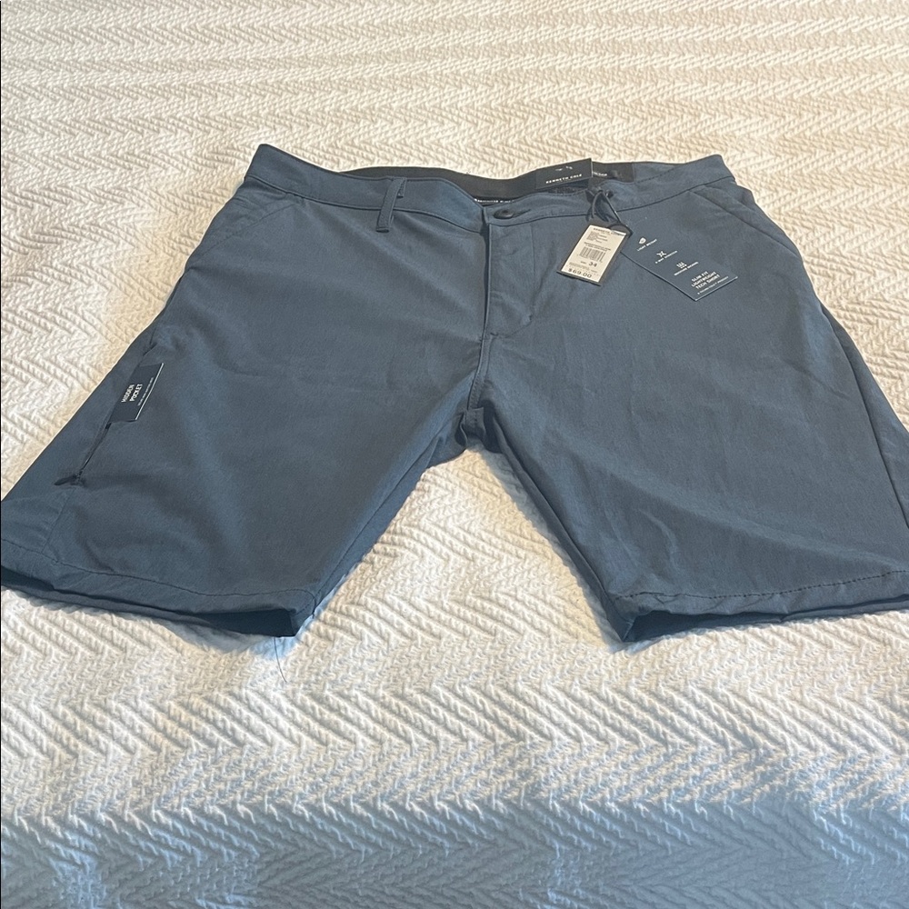 Kenneth Cole Slate Blue Hybrid Shorts